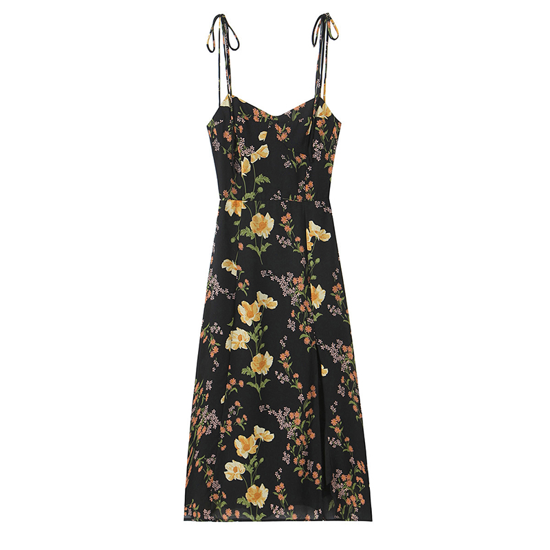 YENKYE Französisch Stil Vintag – French Vintage Floral Midi Dress Bewertung und Preis