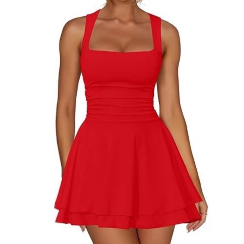 2026 Sommer Mini-Abschlussball – Y2K Backless Halter Mini Dress Bewertung und Preis