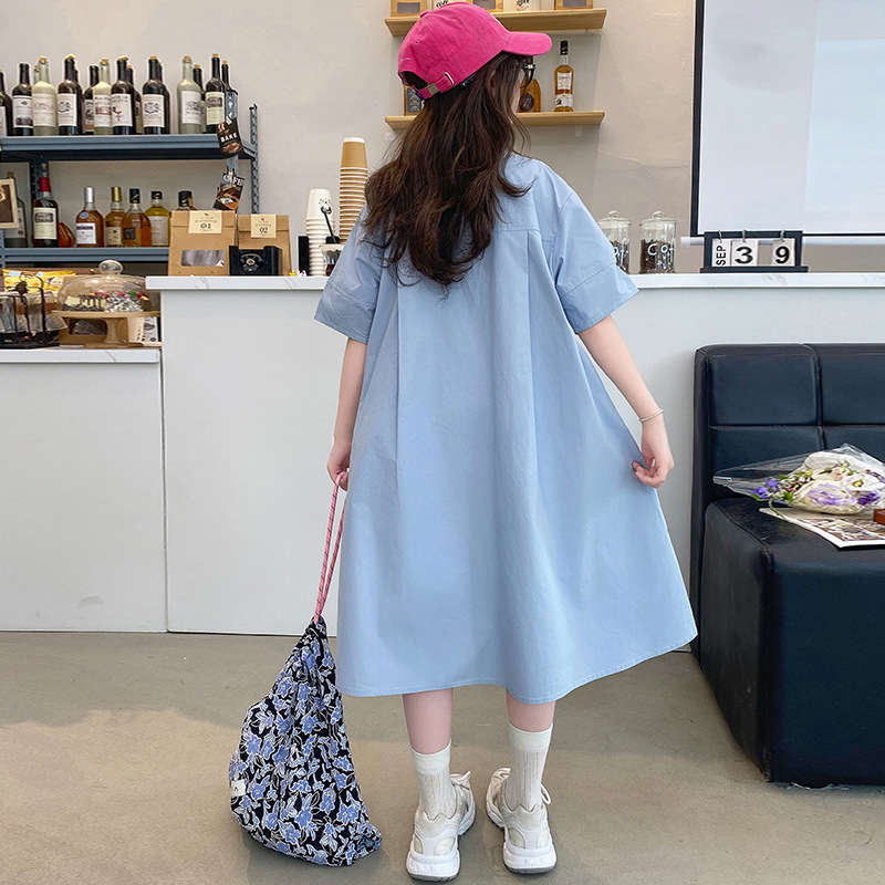 Koreanische Kinder Kleidung Mä – Korean Style A Line Shirt Dress Bewertung und Preis